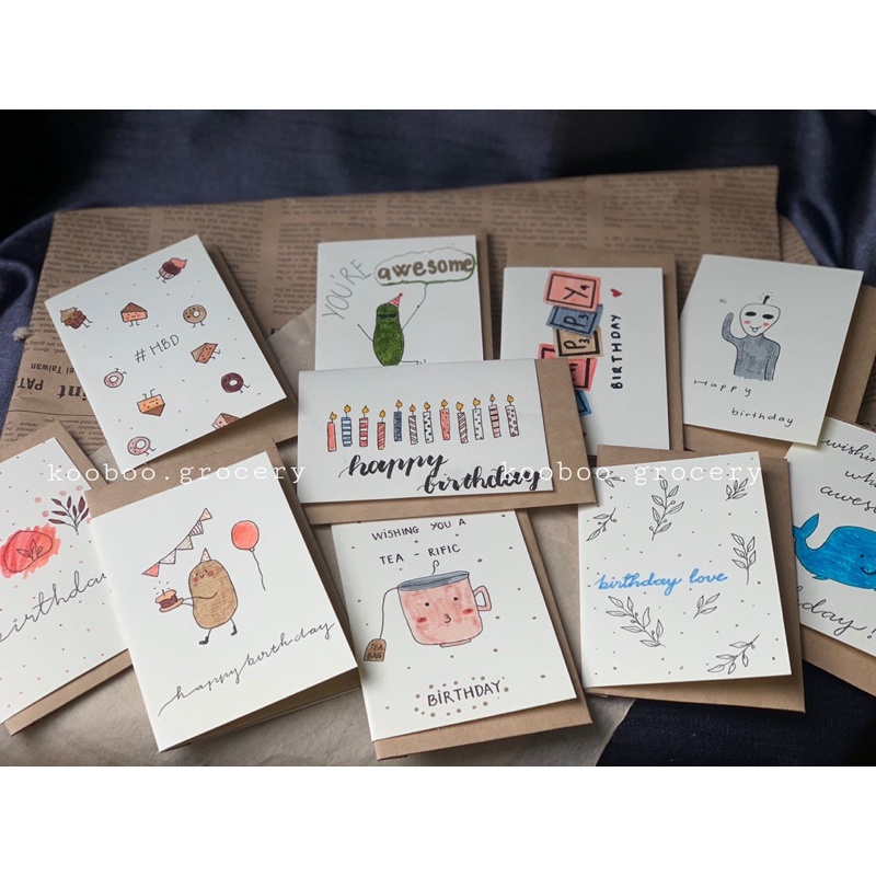 THIỆP SINH NHẬT HANDMADE