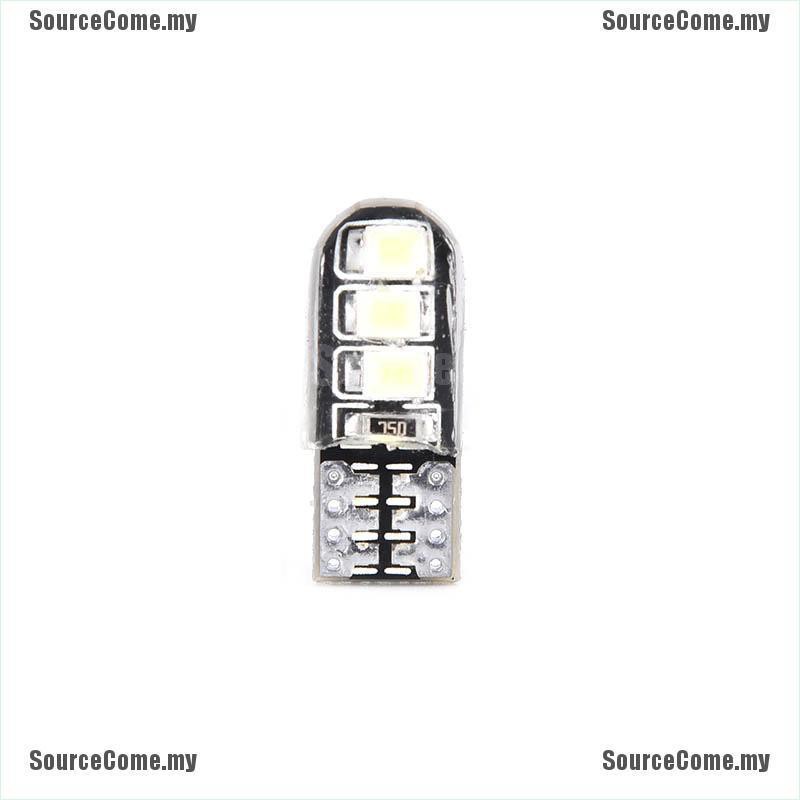 2 Bóng Đèn Led T10 W5w 12-smd 2835 Ánh Sáng Trắng