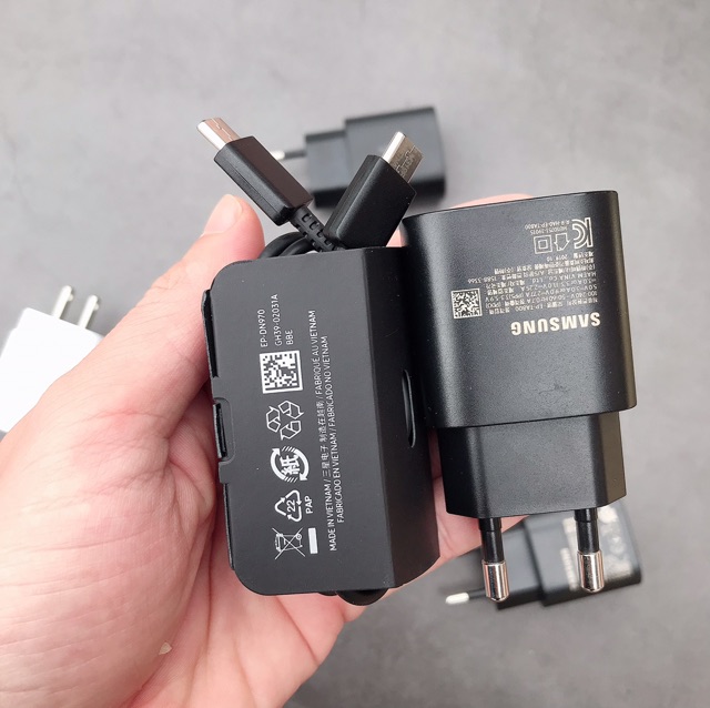 Cáp Sạc Samsung 25W chính hãng SAMSUNG C to C . Hỗ Trợ sạc nhanh (S8, S9,S10,Plus,Note 8, Note 9,note10, A50, A70,A50..)