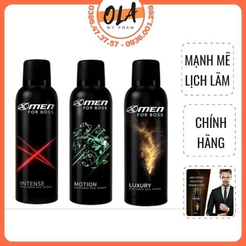 Xịt Khử Mùi Toàn Thân X-men For Boss 150ml - Mỹ Phẩm Ola