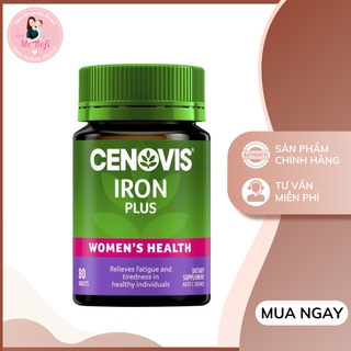 Viên uống bổ sung sắt cenovis iron plus 80 viên - mẹ rofi