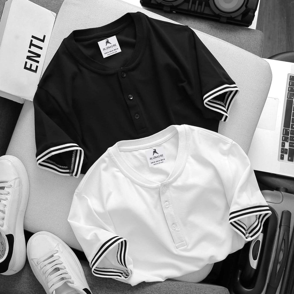 Áo Thun Nam Cổ Trụ Đẹp, Áo Phông Nam Có Cổ Đẹp Cao Cấp Hàng Hiệu Chính Hãng Phong Cách Hàn Quốc Vải Cá Sấu | BigBuy360 - bigbuy360.vn