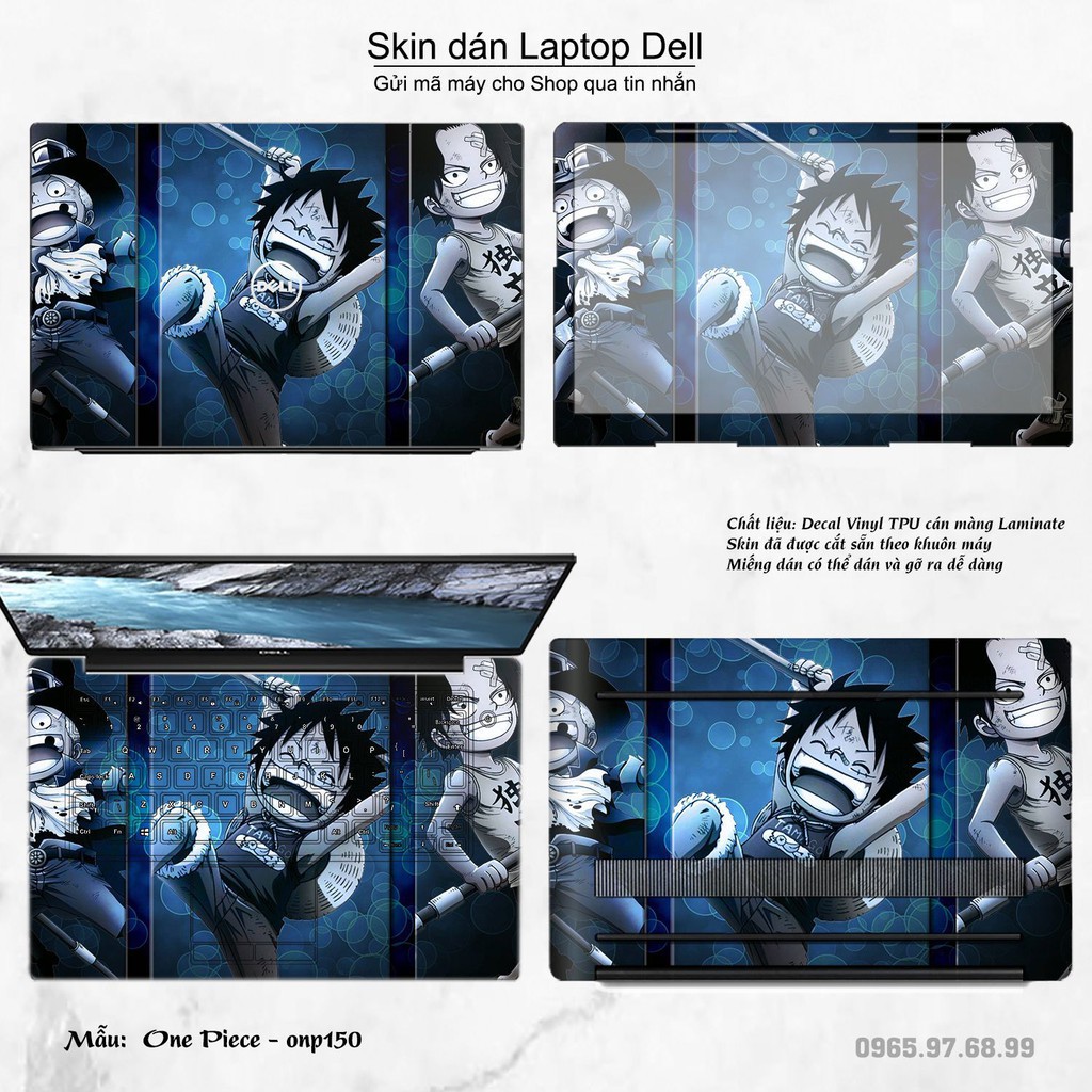 Skin dán Laptop Dell in hình One Piece _nhiều mẫu 19 (inbox mã máy cho Shop)