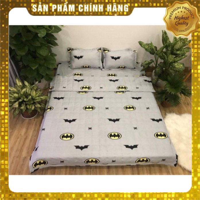 Bộ Ga Chun Trải Giường 3 món( 2 gối đầu+ 1 ga chun) chất liệu cotton poly không bai không xù | BigBuy360 - bigbuy360.vn