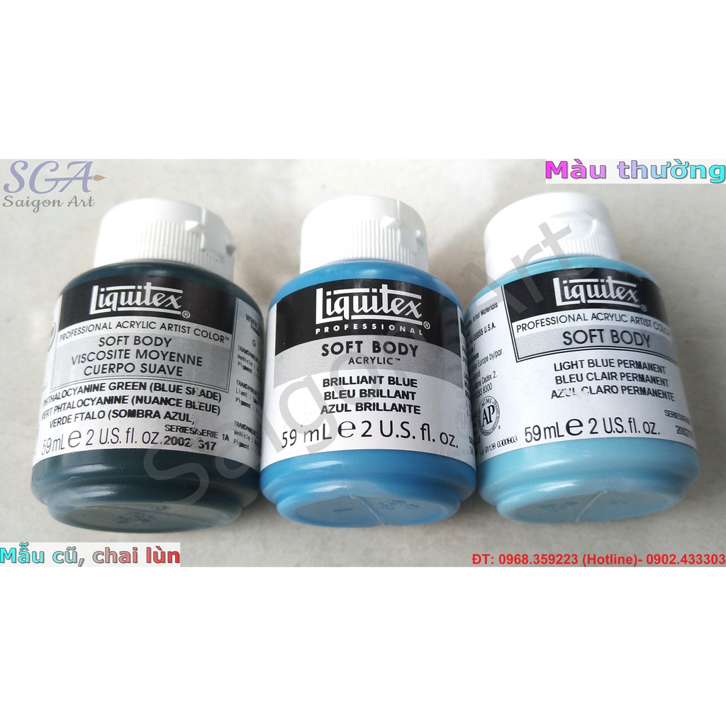 Màu Acrylic LIQUITEX Professional SOFT BODY (Nhóm 2)