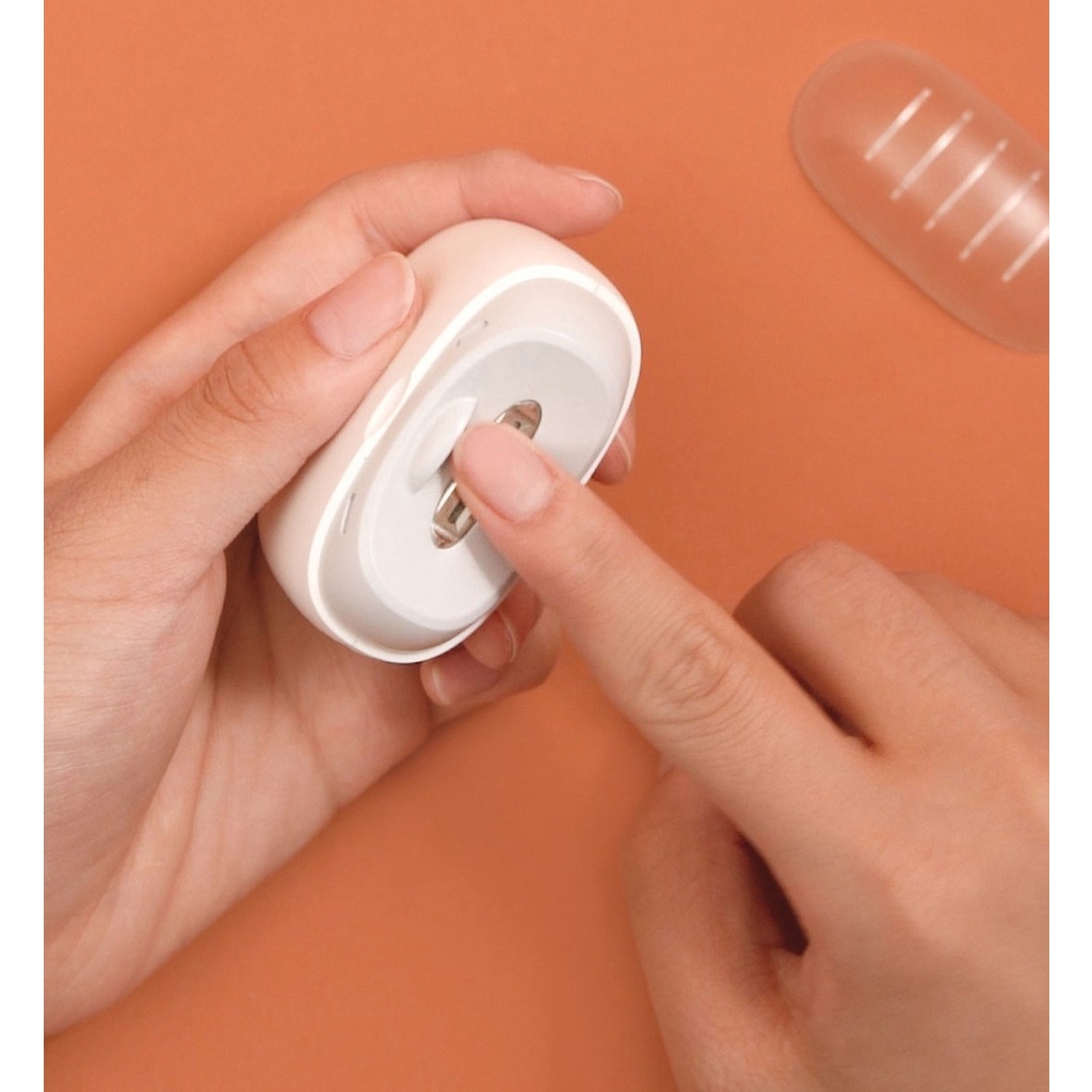 [Hàng mới về] Máy cắt tỉa móng tay tích hợp dũa móng tự động đánh bóng bằng điện cho trẻ em người lớn