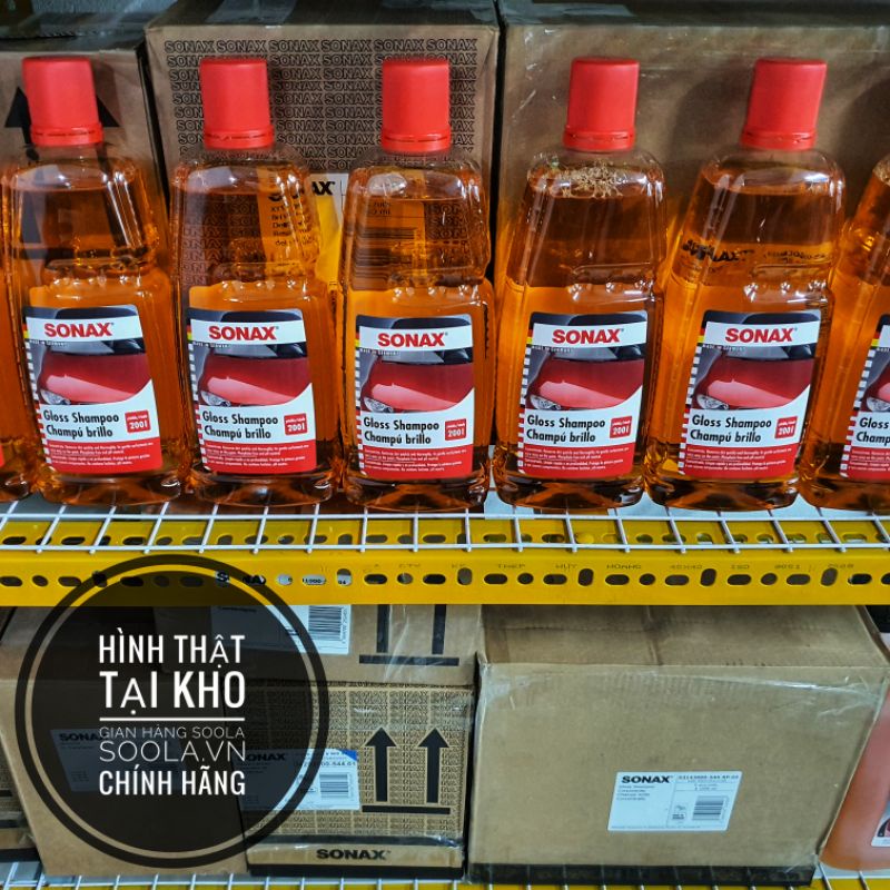 Nước rửa xe Sonax và dầu chống gỉ Sonax