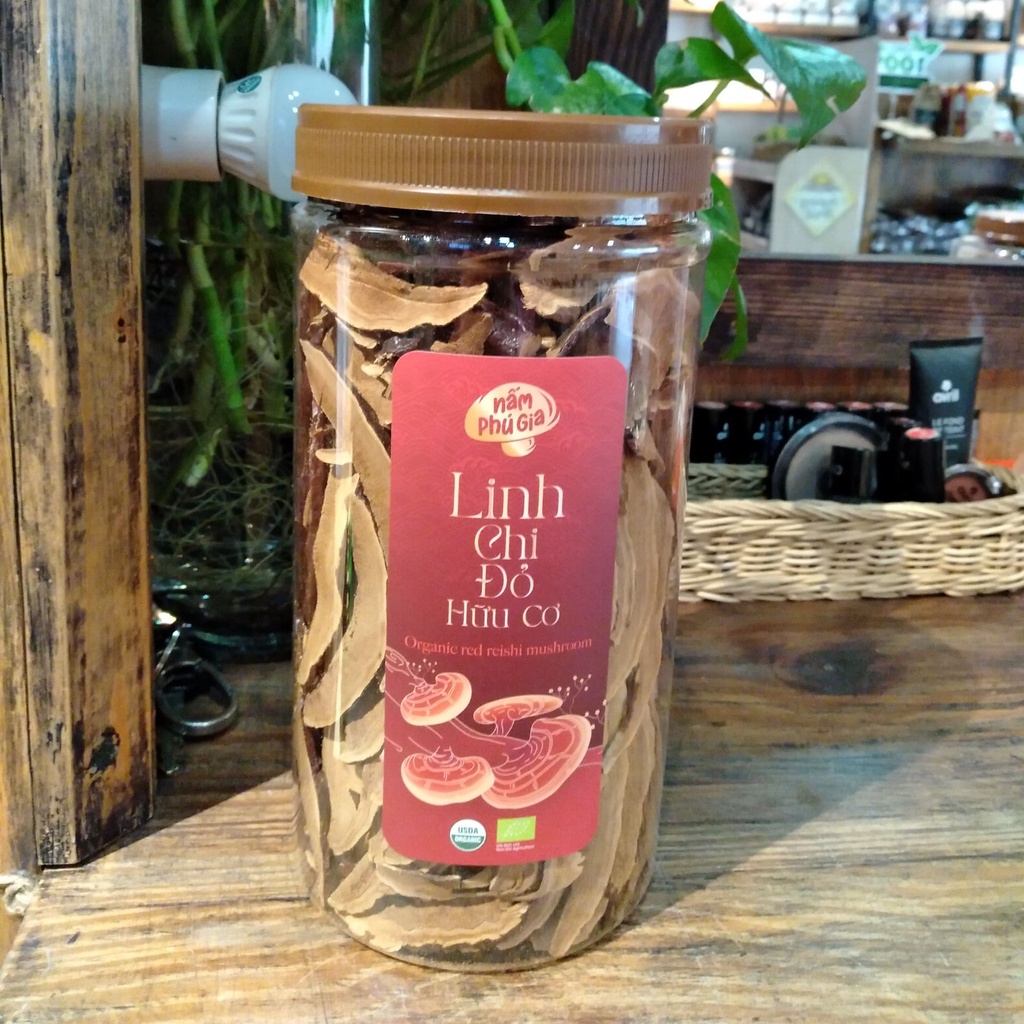 Nấm linh chi đỏ hữu cơ 200g