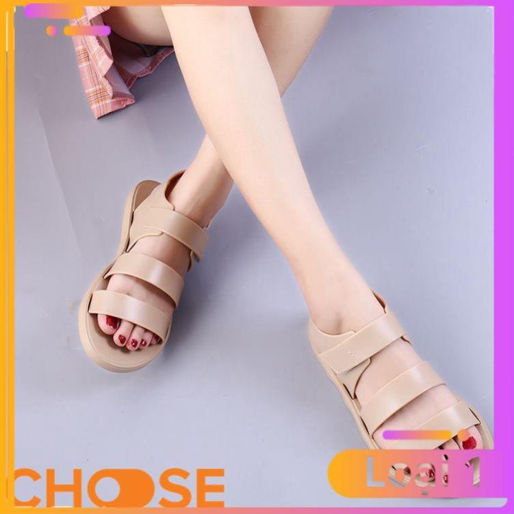 Giày Nữ Choose Đi Mưa Sandal 3 Quai Nhựa Chống Thấm Nước Cho Các Bạn Trẻ Mùa Mưa G18K5