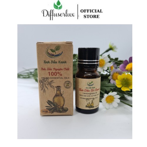 Tinh dầu thơm phòng mùi sả chanh thiên nhiên 10ml nguyên chất/Tinh dầu xanh