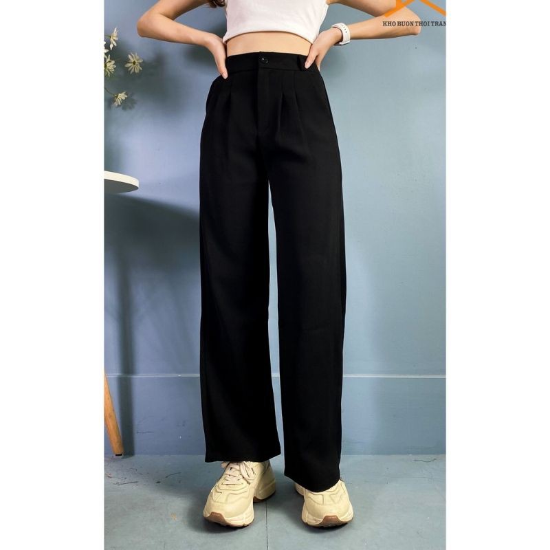 Quần Bigsize Ống Suông Cạp Cao Dành Cho Người Từ 55kg-95kg | BigBuy360 - bigbuy360.vn