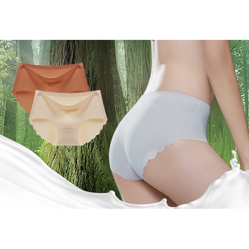 Hộp 3 quần lót nữ đúc su siêu mịn không đường may kháng khuẩn SH3