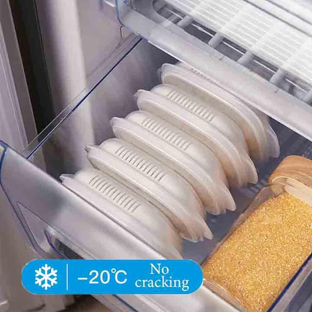 Hộp Đựng Cơm Trưa Bằng Nhựa PP Chống Rò Rỉ Có Thể Dùng Trong Lò Vi Sóng / Tủ Lạnh