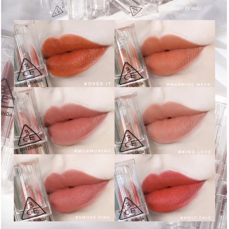 [100% AUTH] Son Thỏi Lì 3CE Soft Matte Lipstick - Clear Layer Edition 3,5g