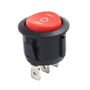 Set 5 công tắc tròn Kcd1-105 6a 250v Ac 10a/ 125v Ac 2 Pin On/ Off chuyên dụng