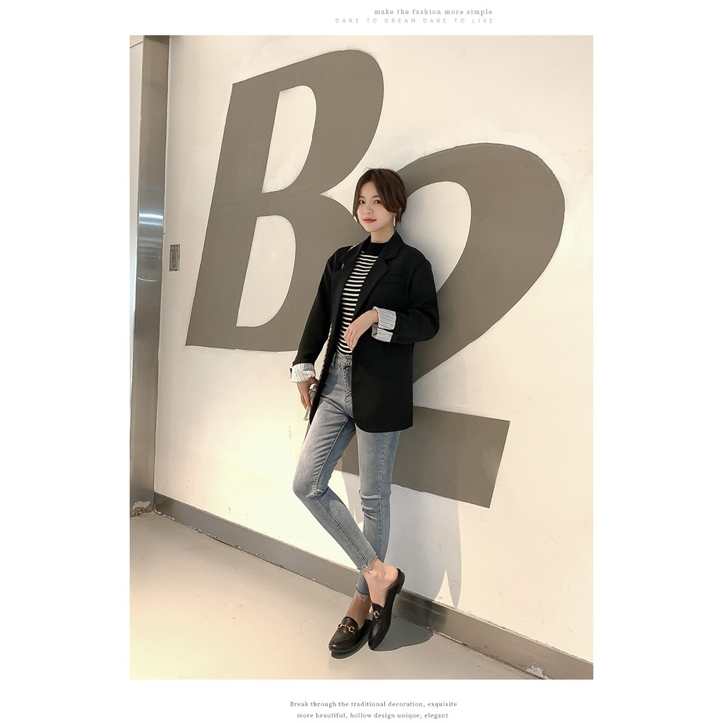 (Hàng Đẹp)Ảnh thật 3 hình cuối-HC132.Áo blazer mùa thu Hàn Quốc thanh lịch | BigBuy360 - bigbuy360.vn
