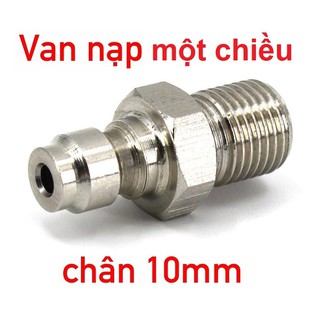 Van nạp một chiều chân 10 bơm cao áp, van nạp 1 chiều ren 10ly (1 cái)