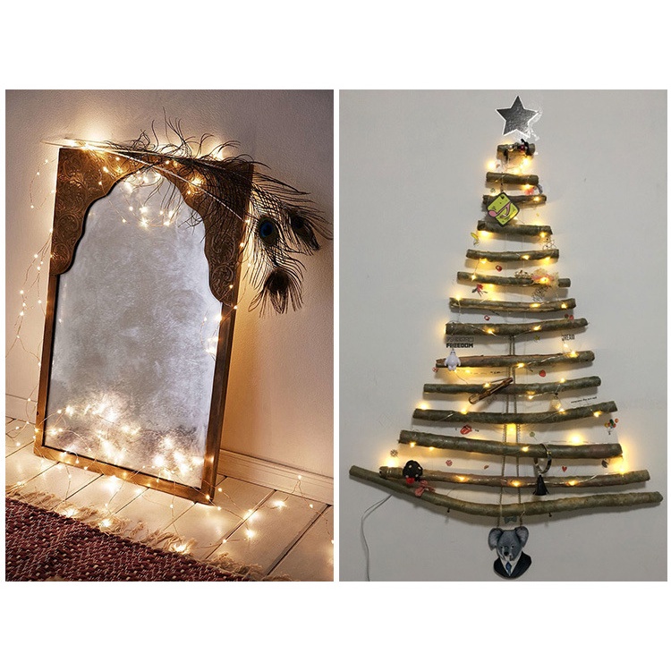 Dây đèn nhấp nháy, Bóng Led Fairy Light Trang Trí Decor Noel Tiệc Sinh Nhật