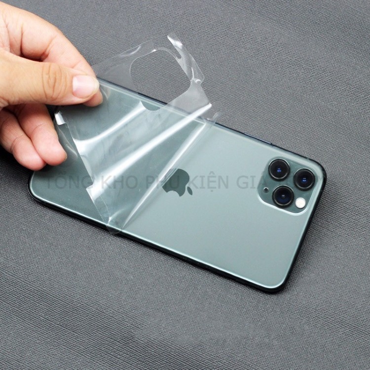 Miếng dán PPF cho iPhone(mặt trước + sau) 4 lớp full cạnh, viền tặng bộ giấy lau vệ sinh