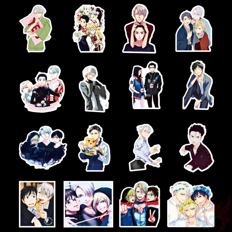 ❉ YURI!!! on ICE - Series 02 Anime Stickers ❉ 50Pcs/Set Mixed Luggage Laptop Skateboard Doodle Stickers