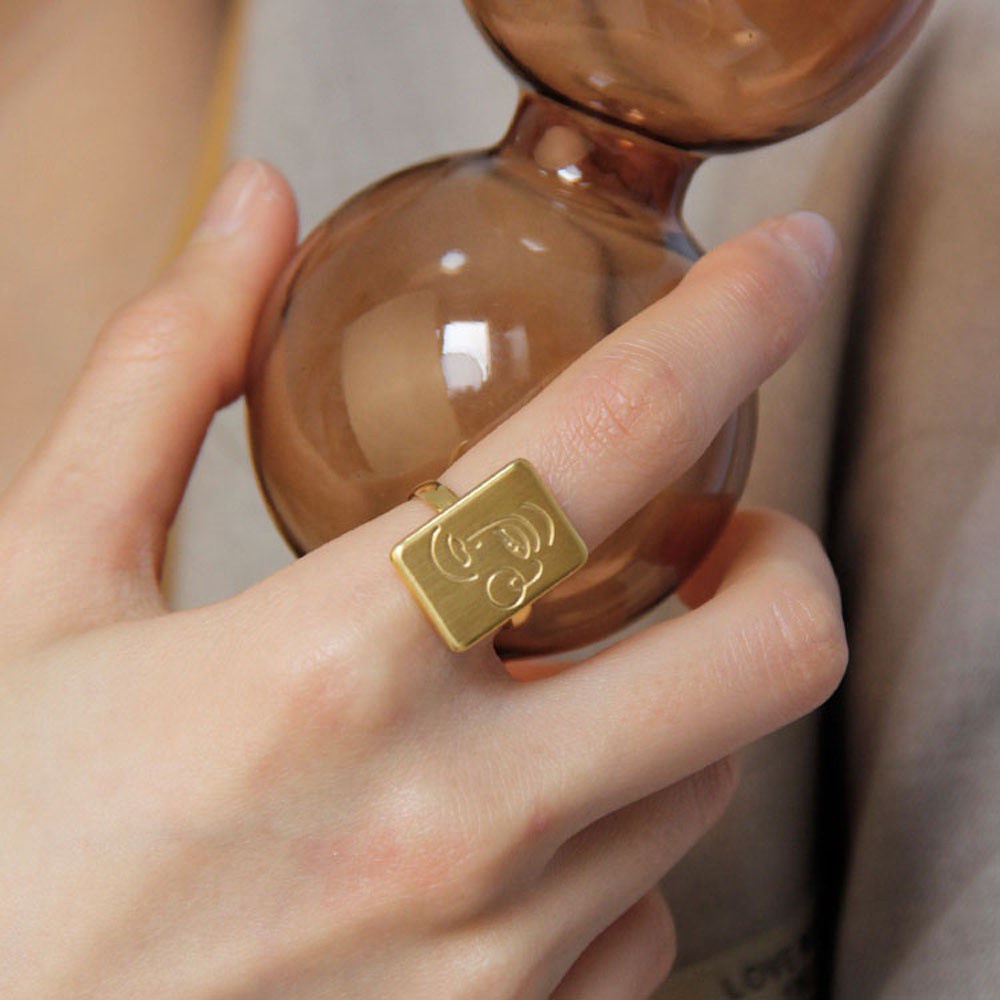 3 Nhẫn đeo ngón tay kiểu dáng vintage thời trang dành cho nữ