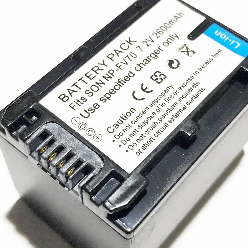 Pin Dành Cho Máy Ảnh, Máy Quay Phim Sony NP-FV70 7.2V 2600mAh Cao Cấp