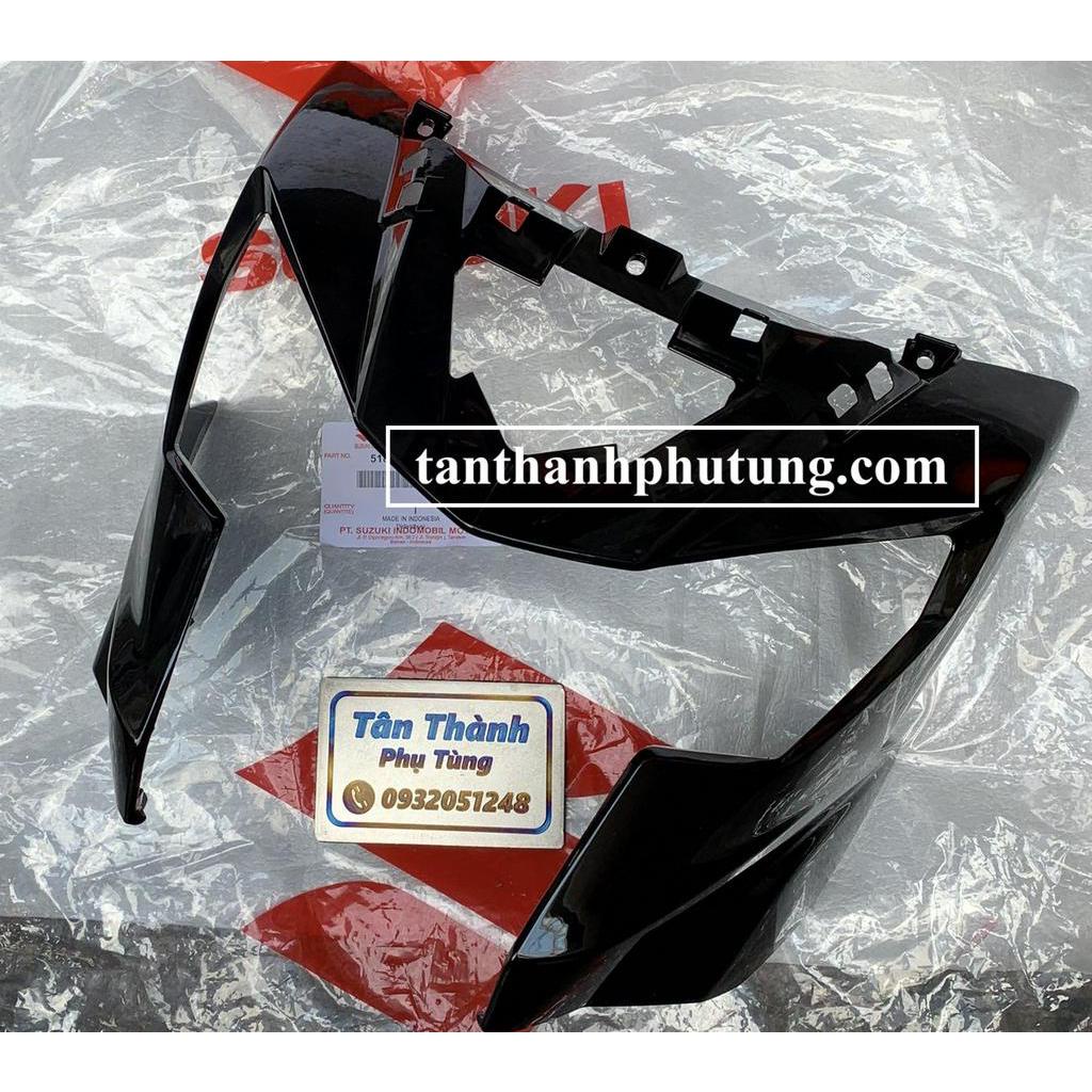 Ốp choá đèn trước Satria-Raider fi hàng chính hãng-Màu đen bóng