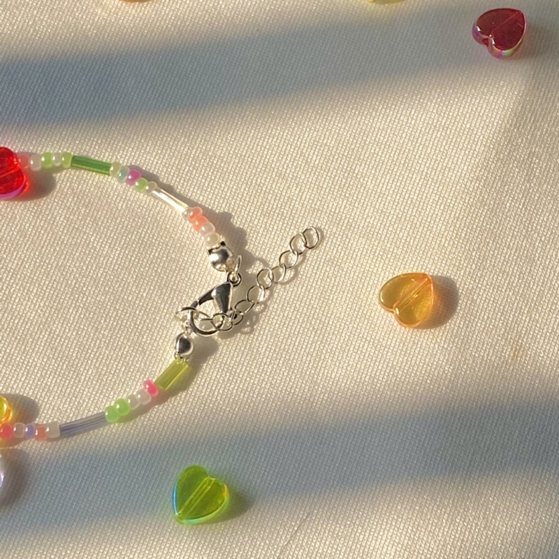 Vòng beautiful hearts in pastel colors | BigBuy360 - bigbuy360.vn
