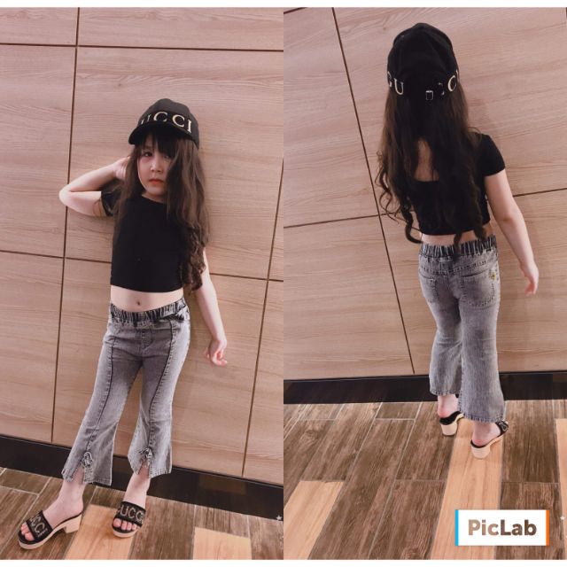Quần bò bé gái