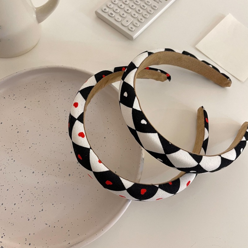 Băng Đô Mềm Co Giãn Chống Trượt Họa Tiết Hình Học Hợp Thời Trang Cho Nữ