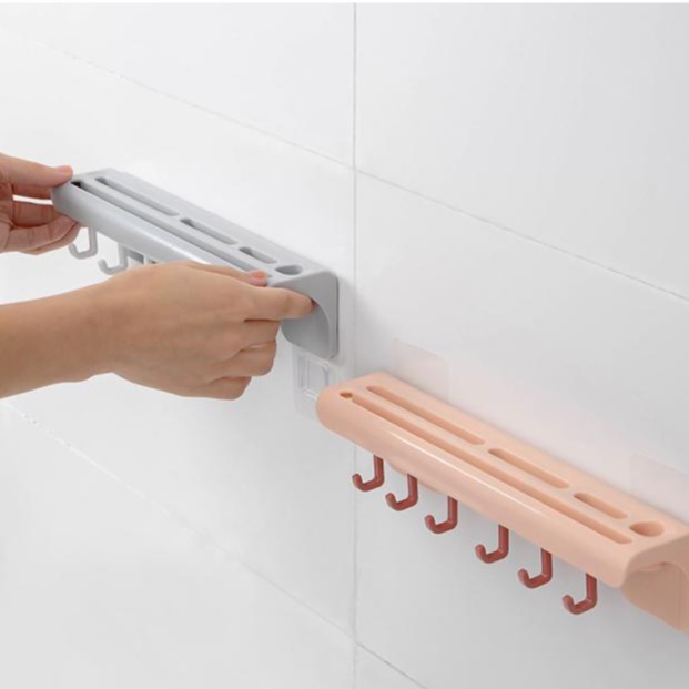 Giá để dao nhà bếp với móc treo có thể tháo rời gắn tường đa năng cho gia đình