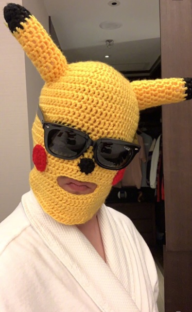 💥SIÊU HOT💥 Mũ len chùm đầu pikachu