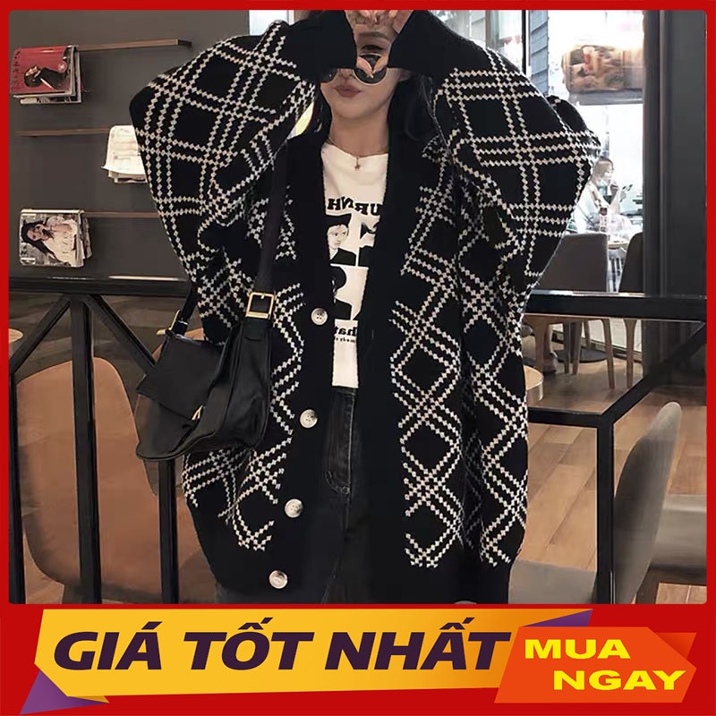 Áo Khoác Cardigan Len Chéo Hàng Quảng Châu M0108