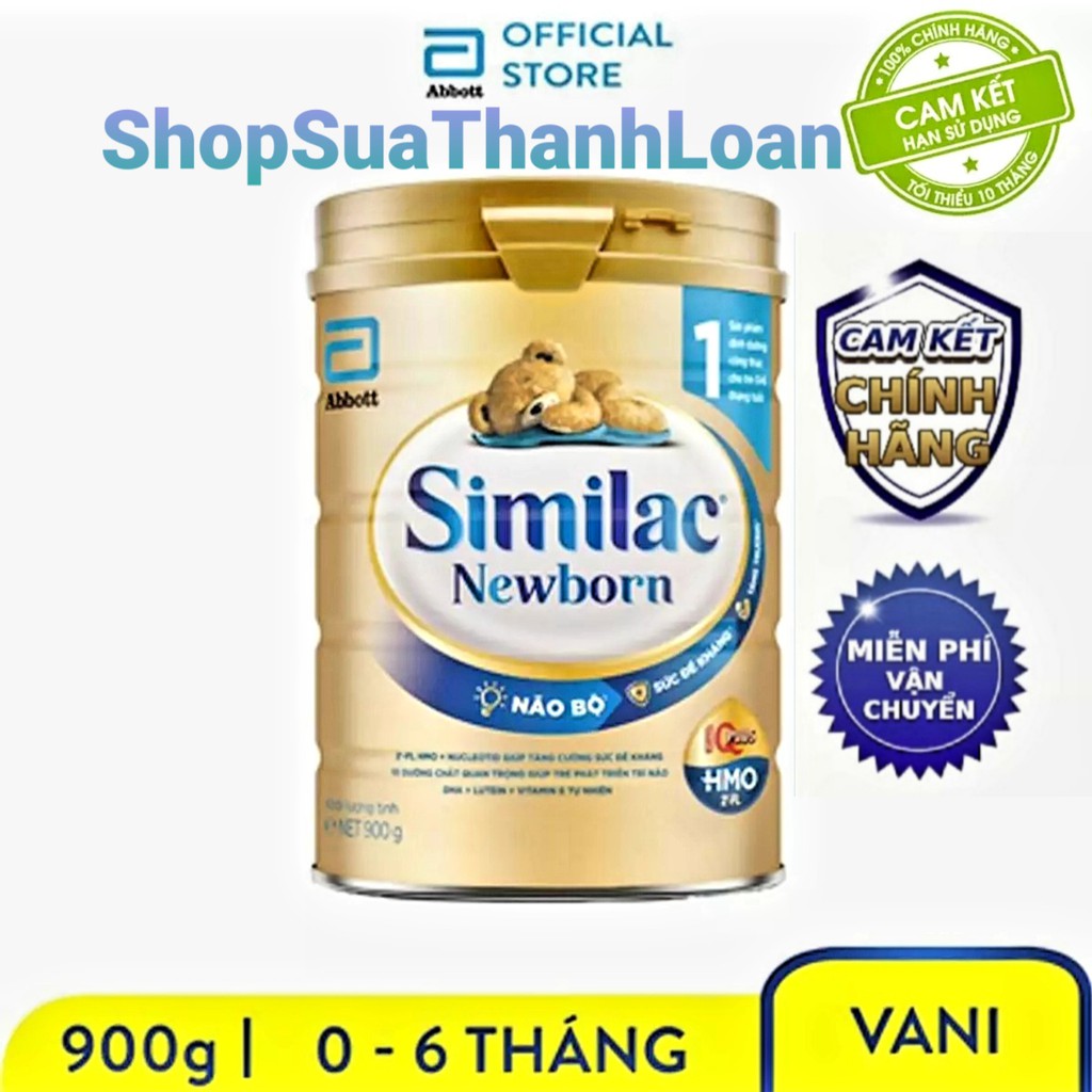 [HSD T6-2023] [MẪU MỚI] Sữa bột Similac 5G số 1 - 900g (0 - 6 tháng)