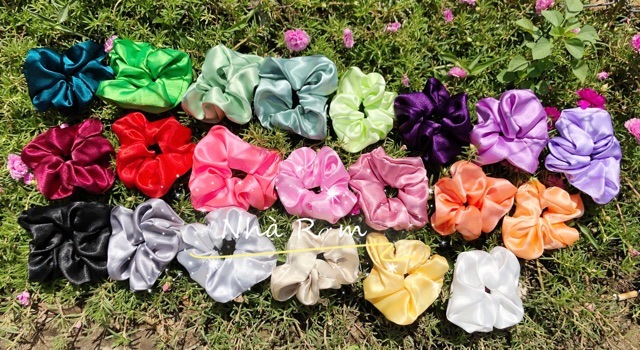 Combo 50 thun cột tóc SCRUNCHIES