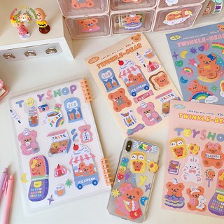 STICKER GẤU TWINKLE BEAR | MST352