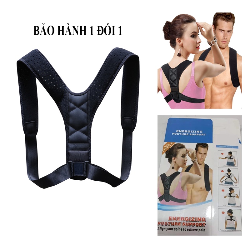 Đai Chống Gù Lưng Áo Chống Gù Nam Nữ Trẻ Em Nhỏ Gọn Cải Thiện Cột Sống