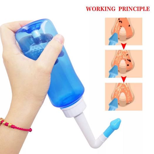 Bình Rửa Mũi Water Pulse Giúp Làm Sạch Khoang Mũi, Loại Bỏ Bụi Bẩn, Phấn Hoa, Trị Viêm Xoang