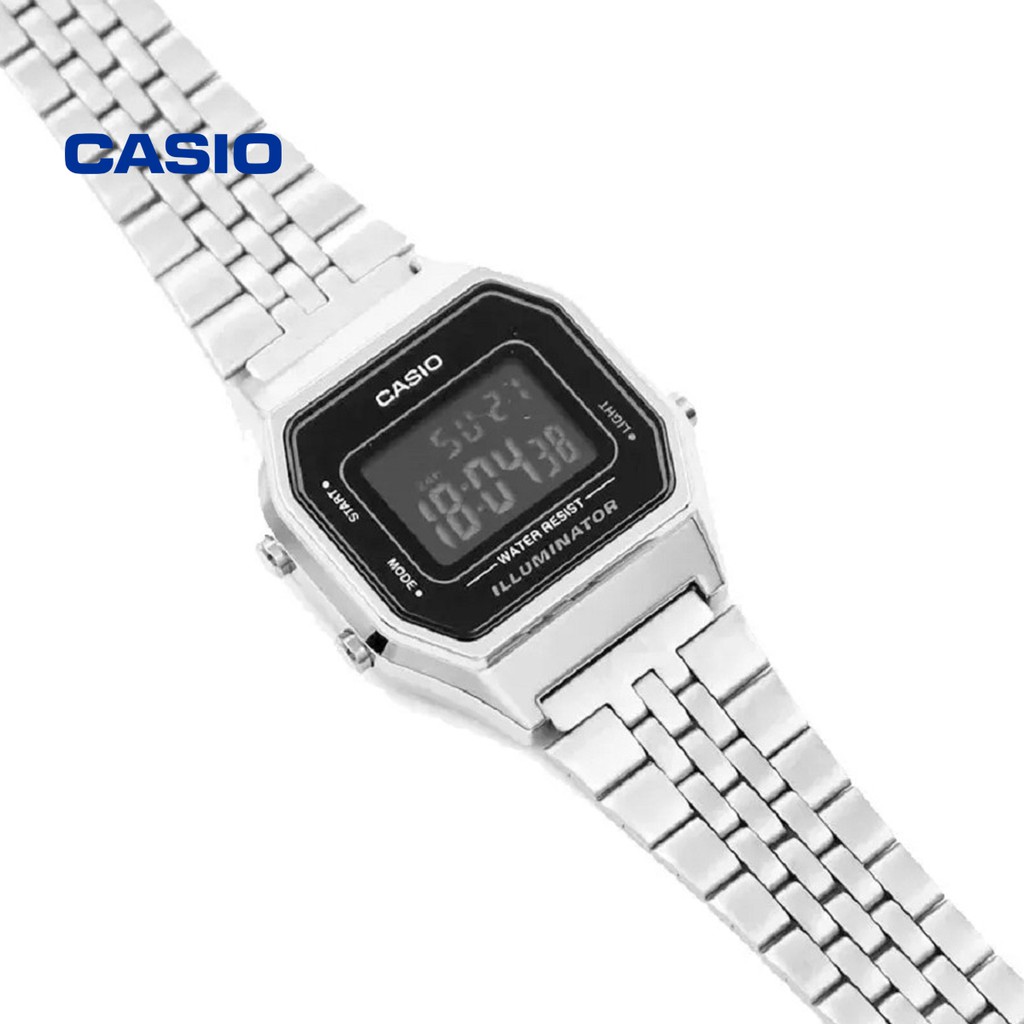 Đồng hồ nữ Casio LA680WA-1BDF chính hãng - Bảo hành 1 năm, Thay pin miễn phí