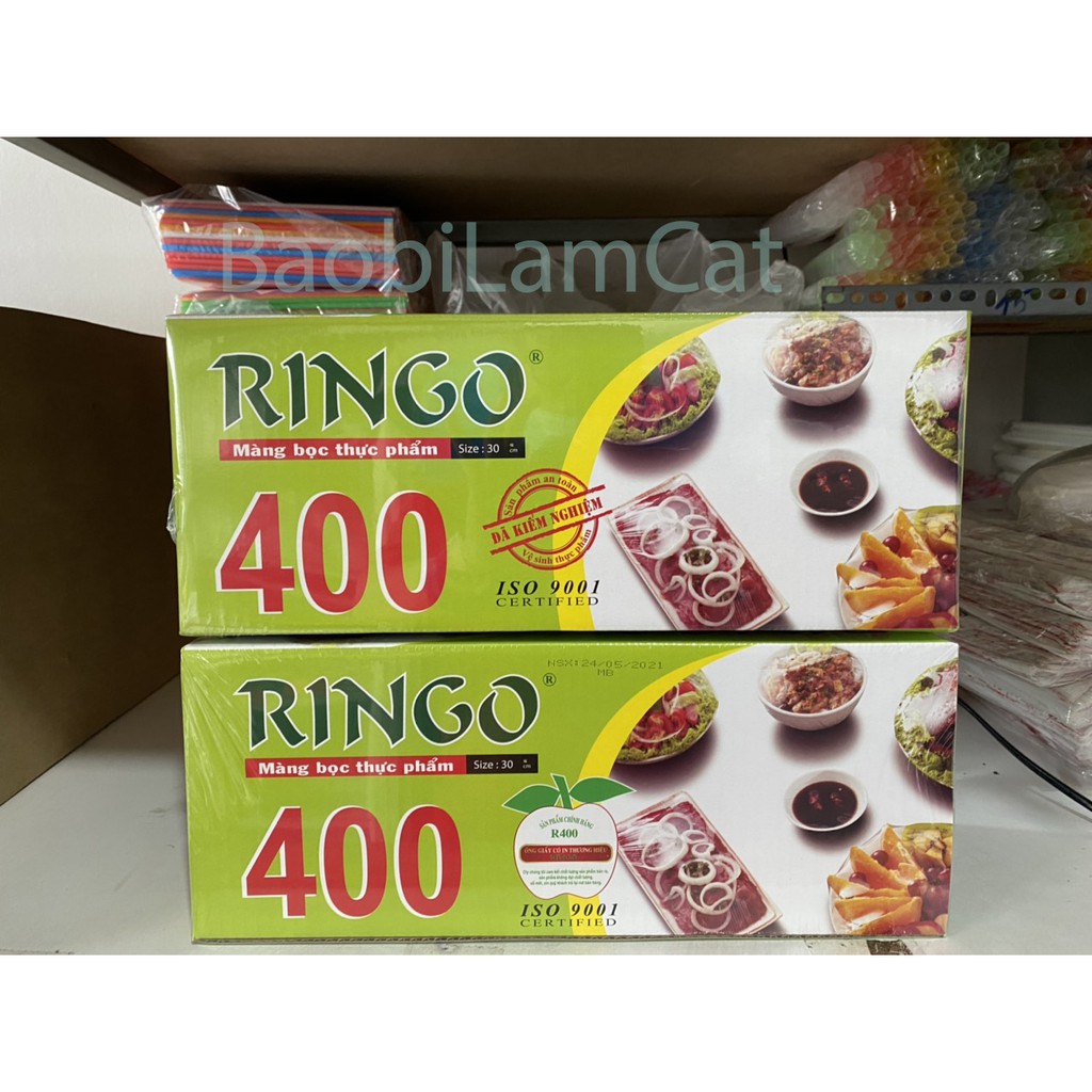 R200 R400 MÀNG BỌC THỰC PHẨM RINGO R200 R400 (Bọc đồ ăn, bọc kín đồ ăn)