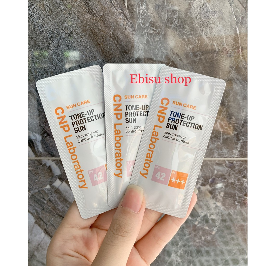 Gói kem chống nắng Tone-up Protection sun CNP Laboratory. | BigBuy360 - bigbuy360.vn