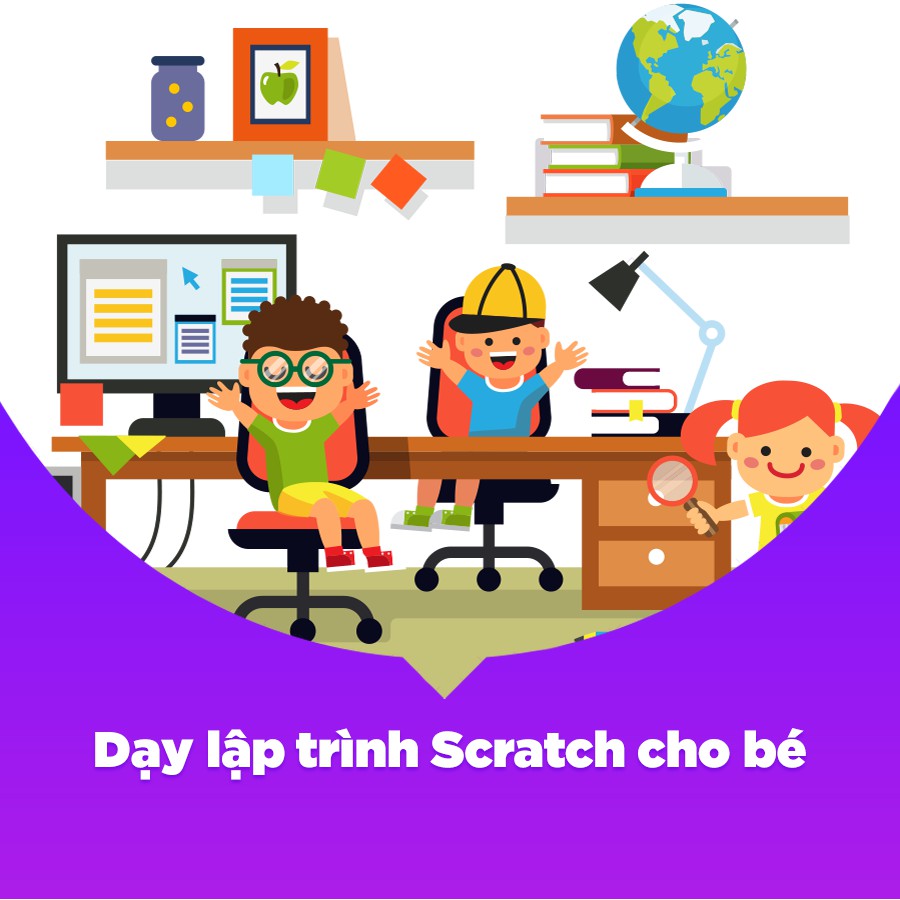 Thẻ học Lập trình Scratch cho bé tự học tại nhà