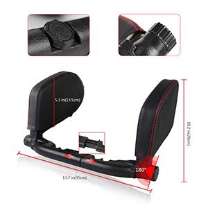 Car Neck Pillow Protector Comfortable Slow Resilience  PU Leather Auto Headrest Protector