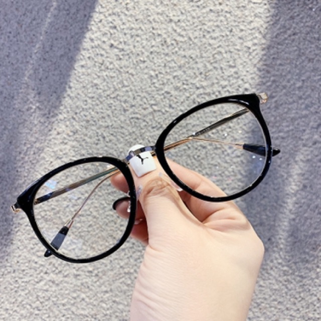 👓 Gọng Kính Trứng Tròn Đen Trong Ngố Thời Trang Tiktok Hot 9228 | BigBuy360 - bigbuy360.vn