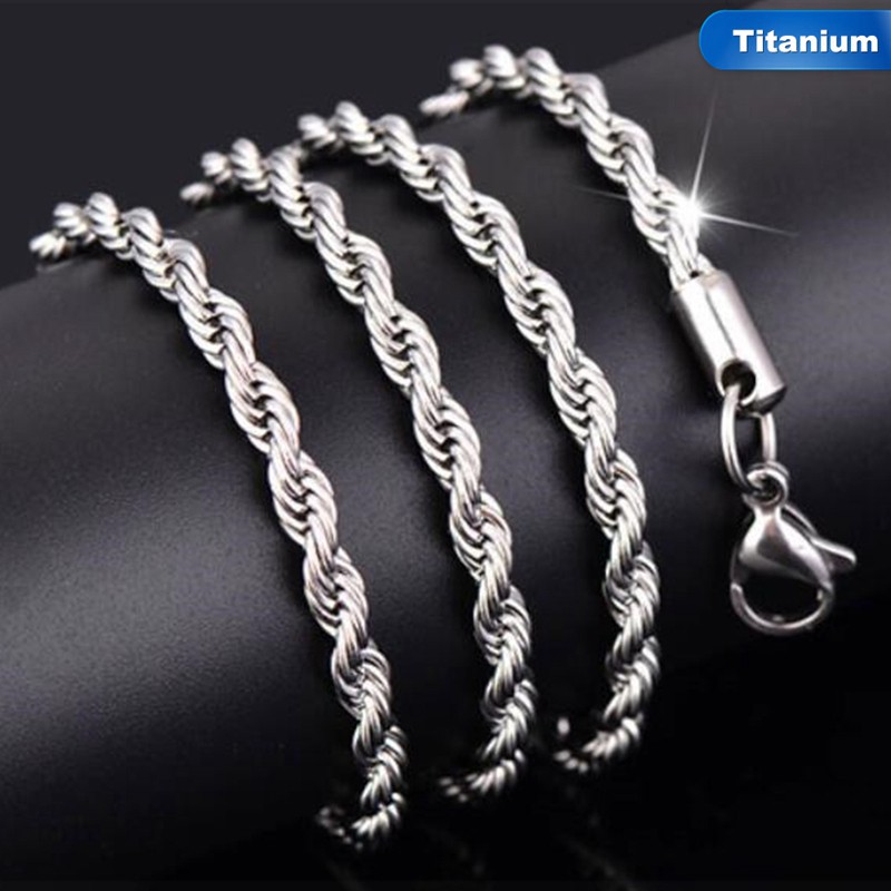 Dây Chuyền Kiểu Xích Dài 16-30 Inch Cho Nam Và Nữ