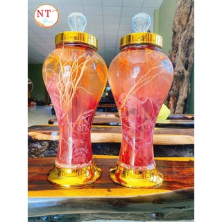 Bình Thủy Tinh Ngâm Rượu Sâm 2 Lít.