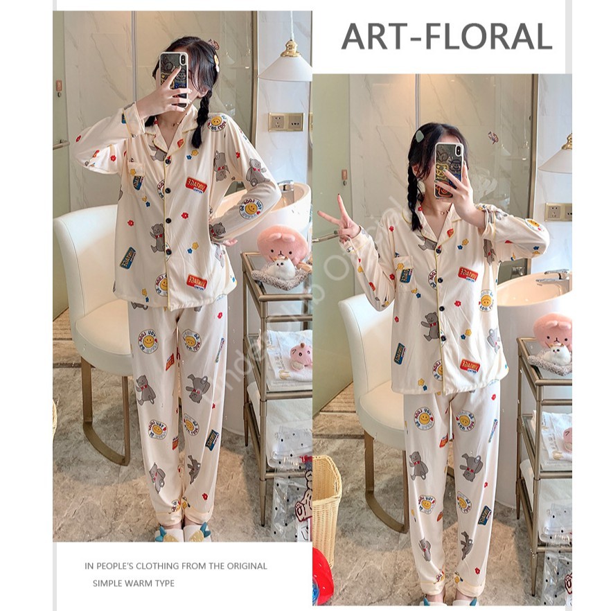 Mã skamsa giảm 10% tối đa 20k đơn 150k bộ ngủ pijama cao cấp chất dày ấm | BigBuy360 - bigbuy360.vn