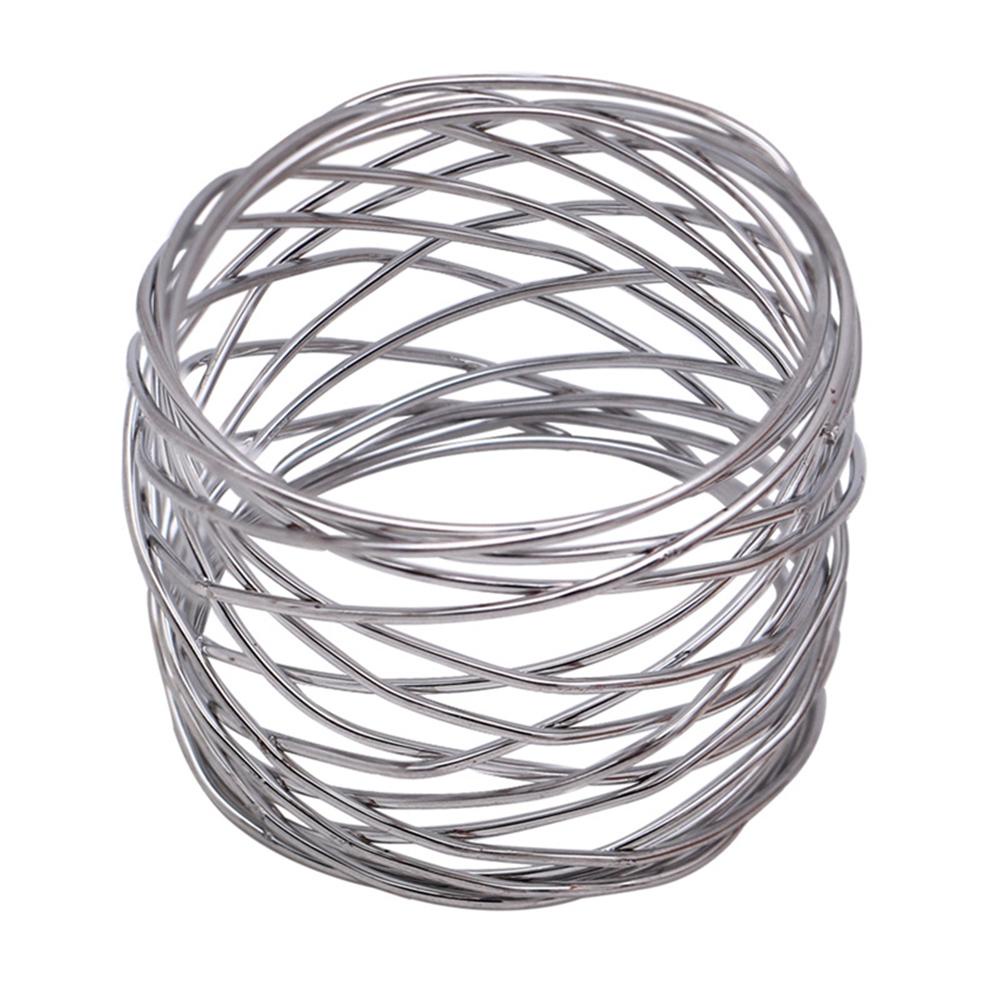 HARRIETT Vòng Giữ Khăn Ăn Bằng Kim Loại Hình Chữ Thập 4cm Cho Tiệc Cưới