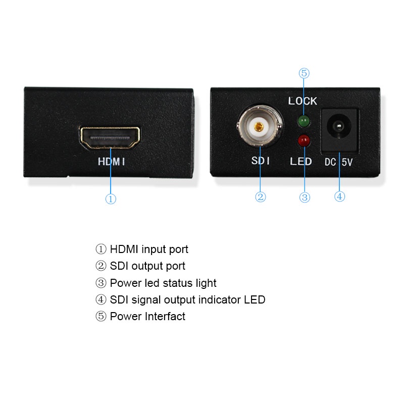 Cáp Chuyển Đổi HDMI Sang SDI 1080P HD Sang BNC SDI / HD-SDI / 3G-SDI