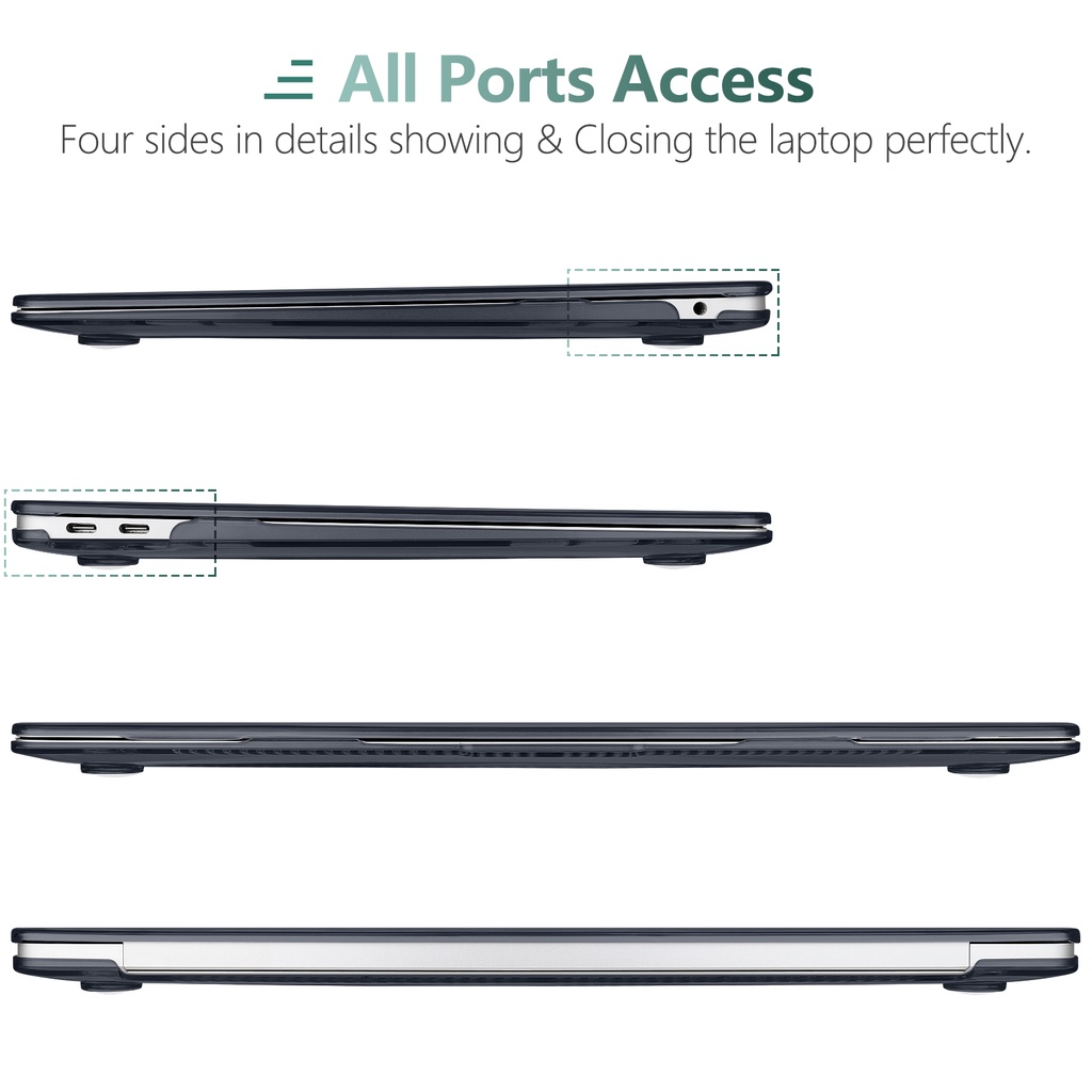 Ốp Lưng Nhựa Cứng Cho MacBook Air M2 2022 Pro13 M2 / M1 A2338 Air13 M2 M1 A2337 Pro14inch A2442 Pro16inch A2485 A2681 A2179 A2289 A2251 A1708